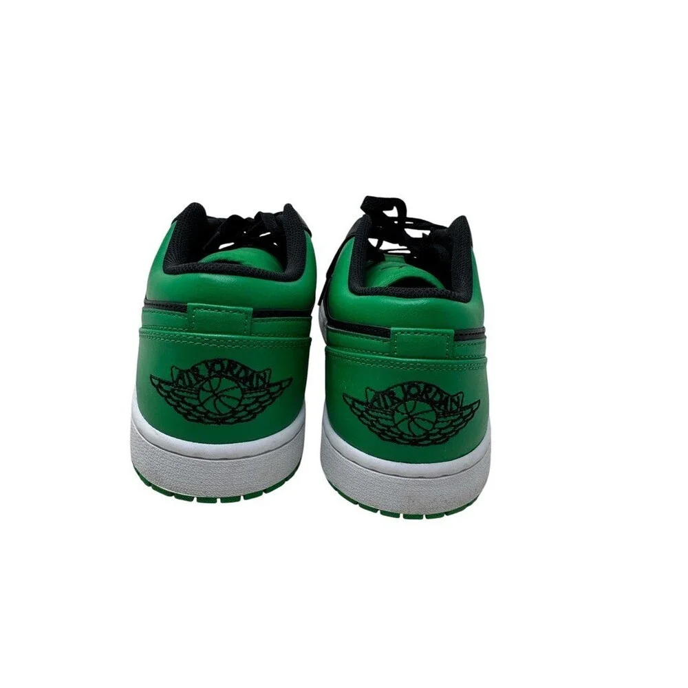 Nike Air Jordan 1 Low Men's Size 11 Lucky Green  Black/Green 553558-065 sneakers